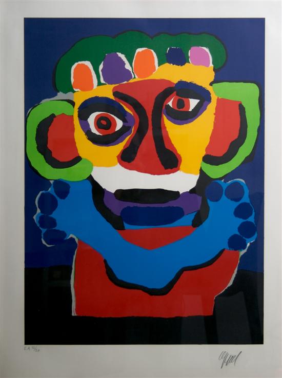 Appraisal: Karel Appel Dutch - Untitled