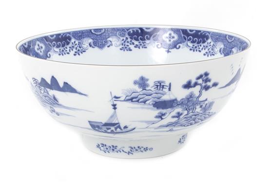 Appraisal: Mottahedeh National Trust punch bowl adapted from a circa Chinese