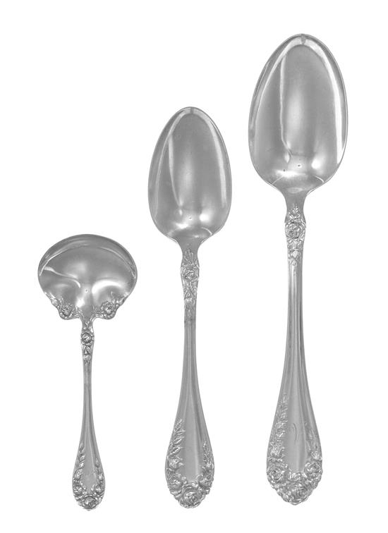 Appraisal: Sale Lot A Group of American Silver Flatware R Wallace