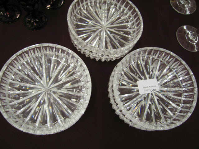 Appraisal: Set of Crystal Dessert Dishes