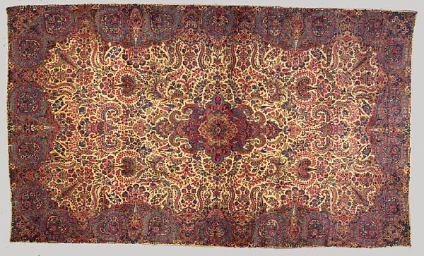 Appraisal: A Kerman carpet size approximately ft in x ft in