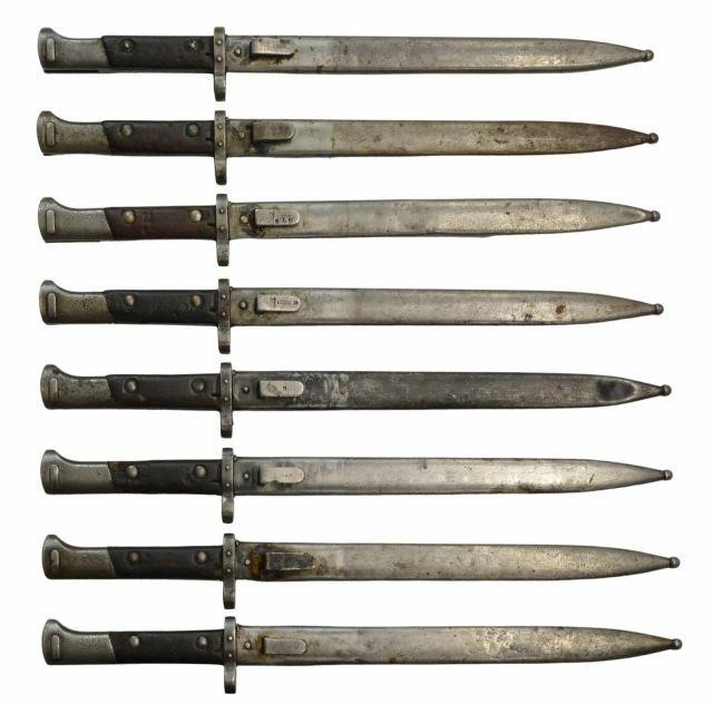 Appraisal: lot of Czechoslovakia Model VZ bayonet blade marked at the