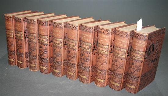 Appraisal: Dickens Charles Dickens' Works Vols of Chi NY Belford Clarke