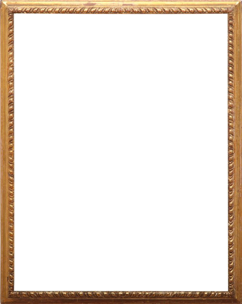 Appraisal: ENGLISH GILTWOOD PICTURE FRAME With a reverse raking knull x