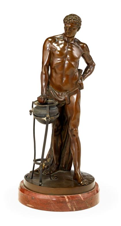 Appraisal: Wilhelm Kumm German th century gaius mucius scaevola Bronze medium