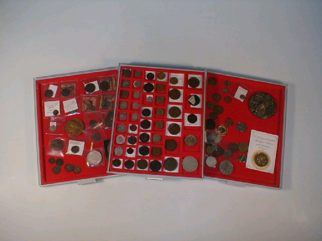 Appraisal: Assorted GB and World coinage two medallions and religions not