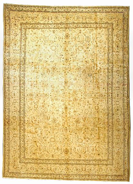 Appraisal: A Tabriz carpet Northwest Persia early th century size approximately