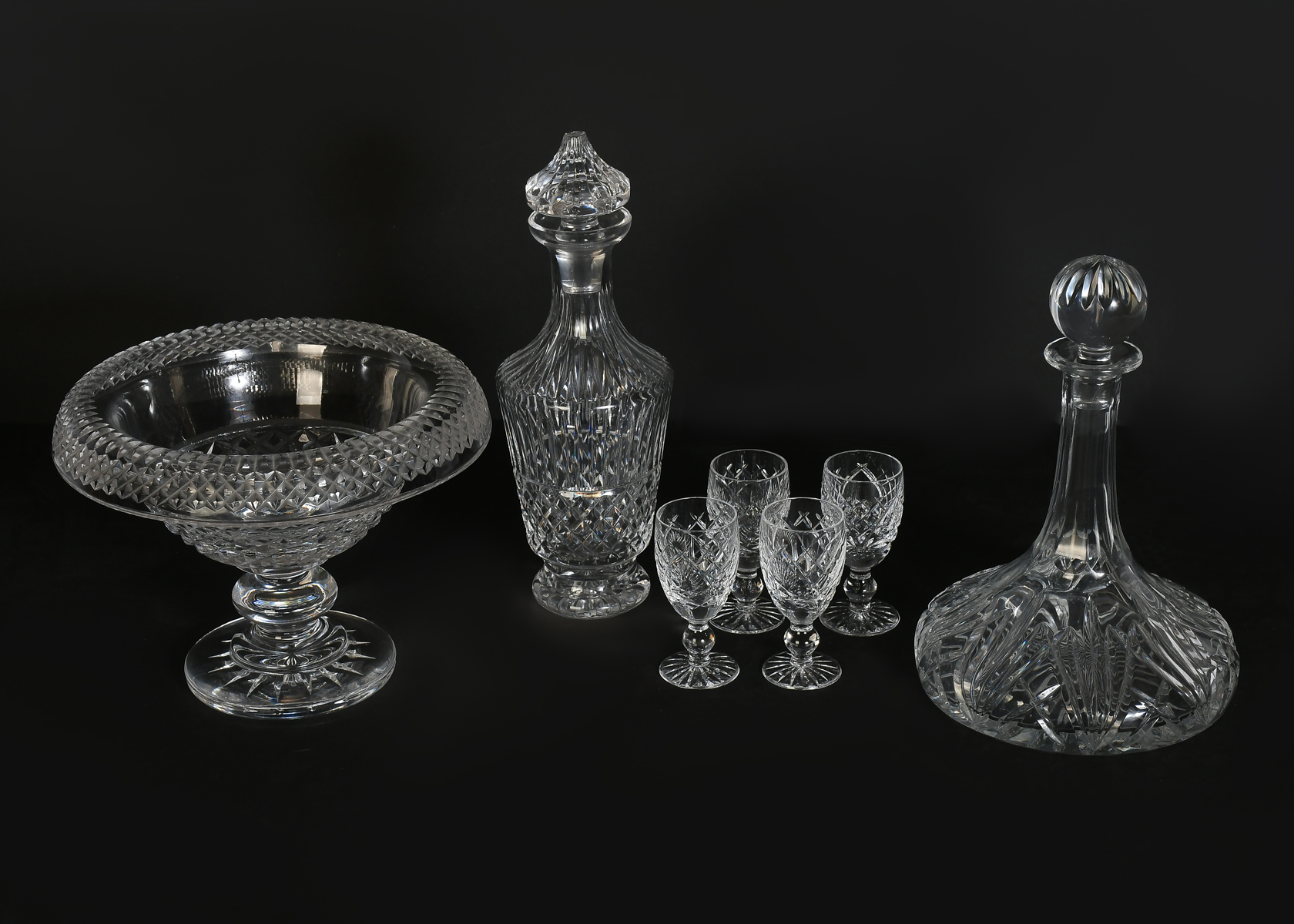 Appraisal: PC WATERFORD CRYSTAL COLLECTION Comprising - Decanters - Cordials -