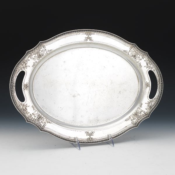 Appraisal: GORHAM STERLING SILVER TRAY RETAILED BY GROGAN COMPANY x x