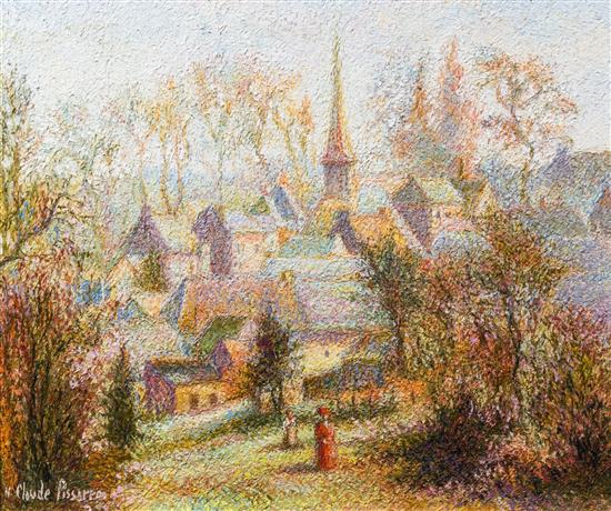 Appraisal: Sale Lot Hughes Claude Pissarro French b Etude pour le