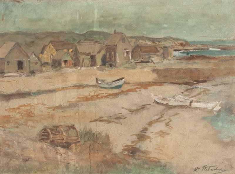 Appraisal: William Ritschel - Carmel CA Beach at Ogunquit Maine