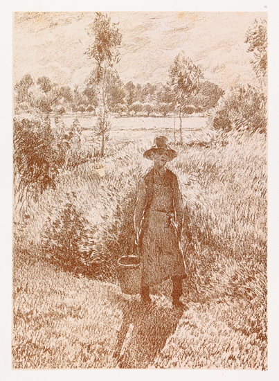 Appraisal: CAMILLE PISSARRO andGEORGE W THORNLEY Lithographies Portfolio with complete text