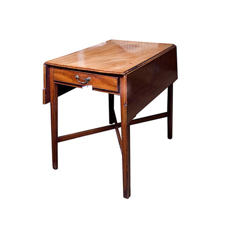 Appraisal: George III Mahogany Pembroke Table Estimate -