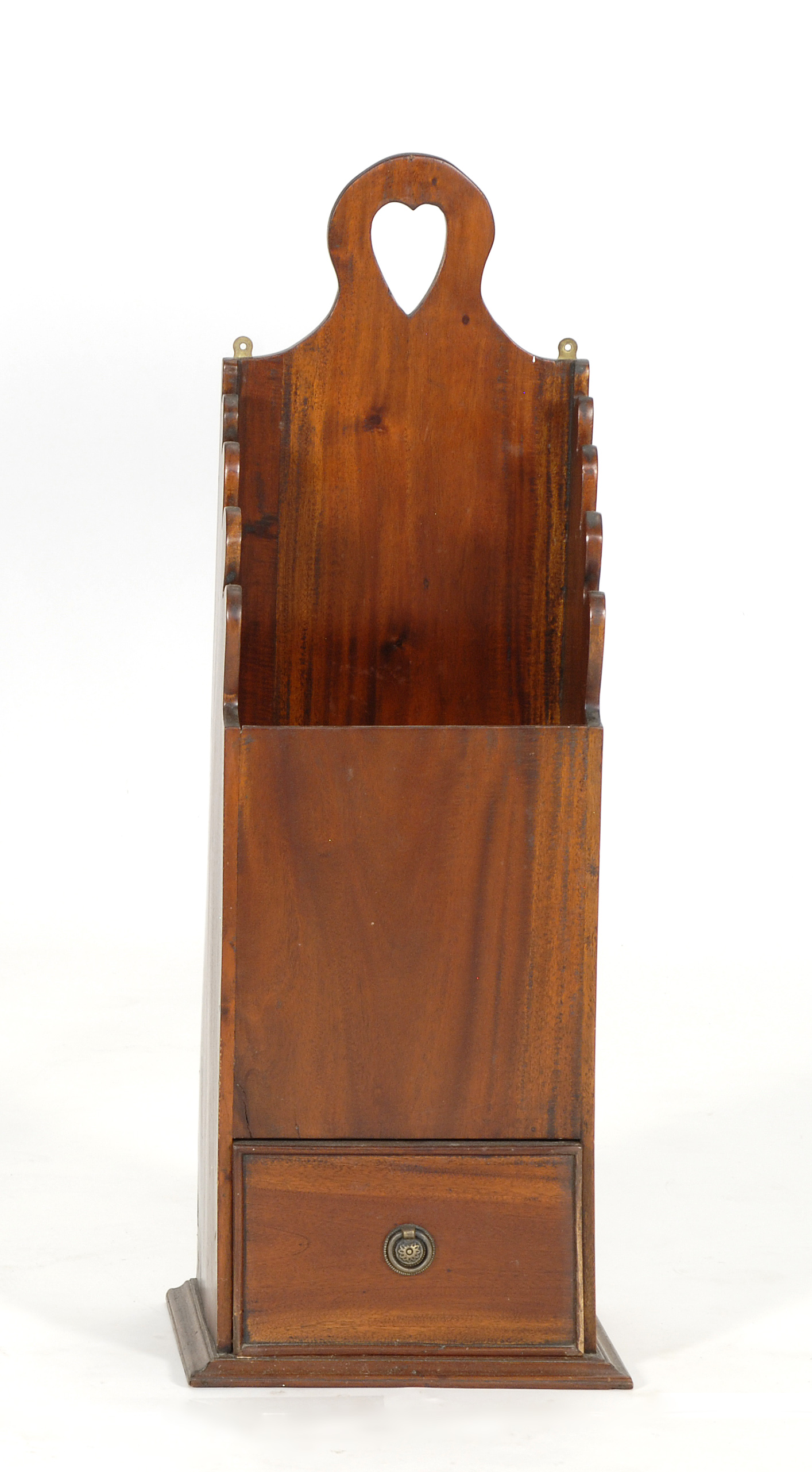 Appraisal: OVERSIZE COPY OF A PIPE BOX th CenturyIn mahogany Cut-away