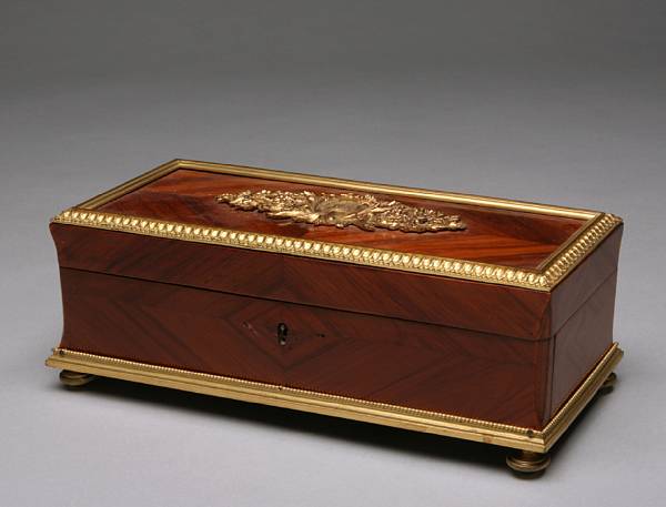 Appraisal: A Napoleon III gilt bronze mounted kingwood table box third