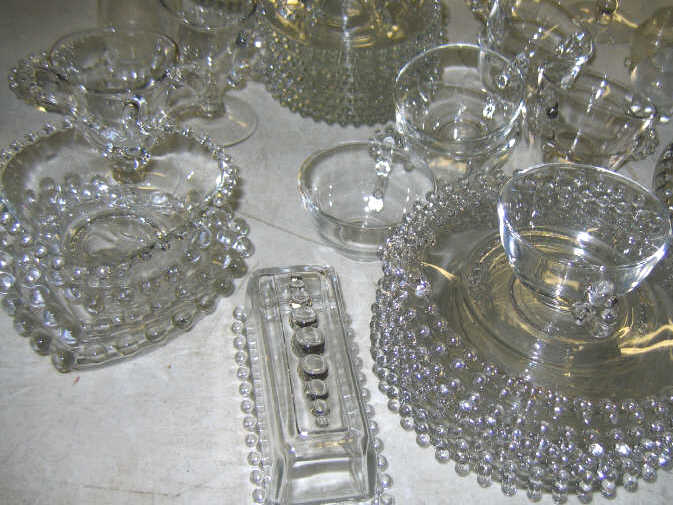 Appraisal: IMPERIAL GLASS OHIO CANDLEWICK GLASSWARE Extensive tableware including water and