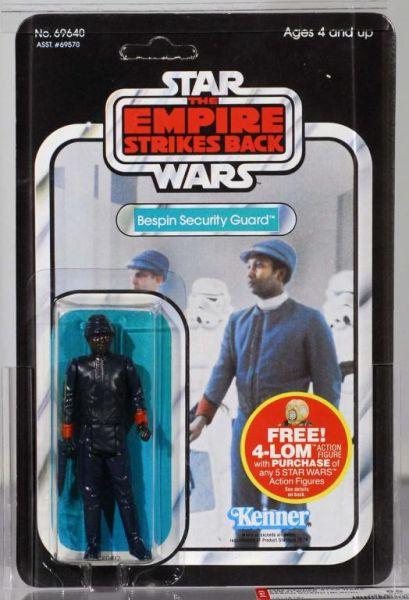 Appraisal: Star Wars Black Bespin Guard Action Figure Description ESB carded