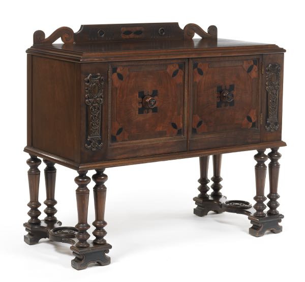 Appraisal: LIFETIME FURNITURE CO SIDEBOARD CA 'S x x Spanish Renaissance