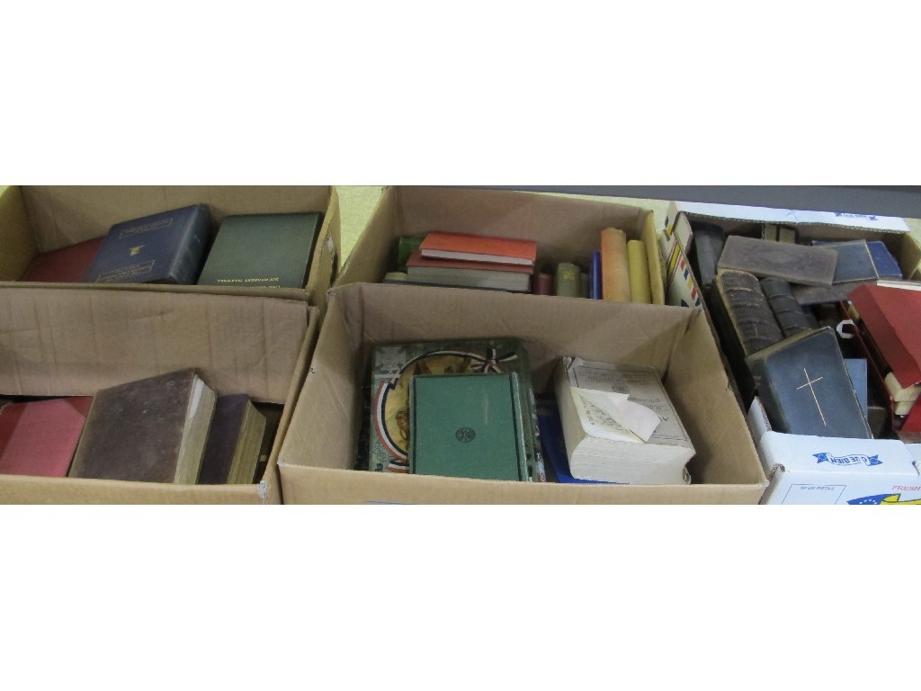 Appraisal: Six boxes of assorted books to include Winston Churchill bibles