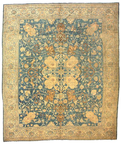 Appraisal: A Tabriz carpet Northwest Persia first quarter th century size