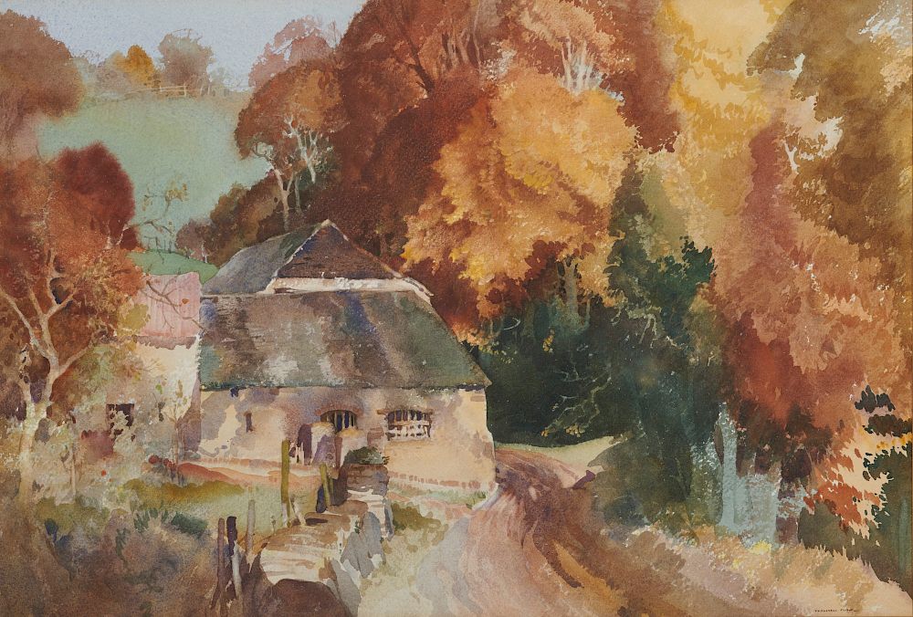 Appraisal: SIR WILLIAM RUSSELL FLINT Scottish - An Old Devon Cider