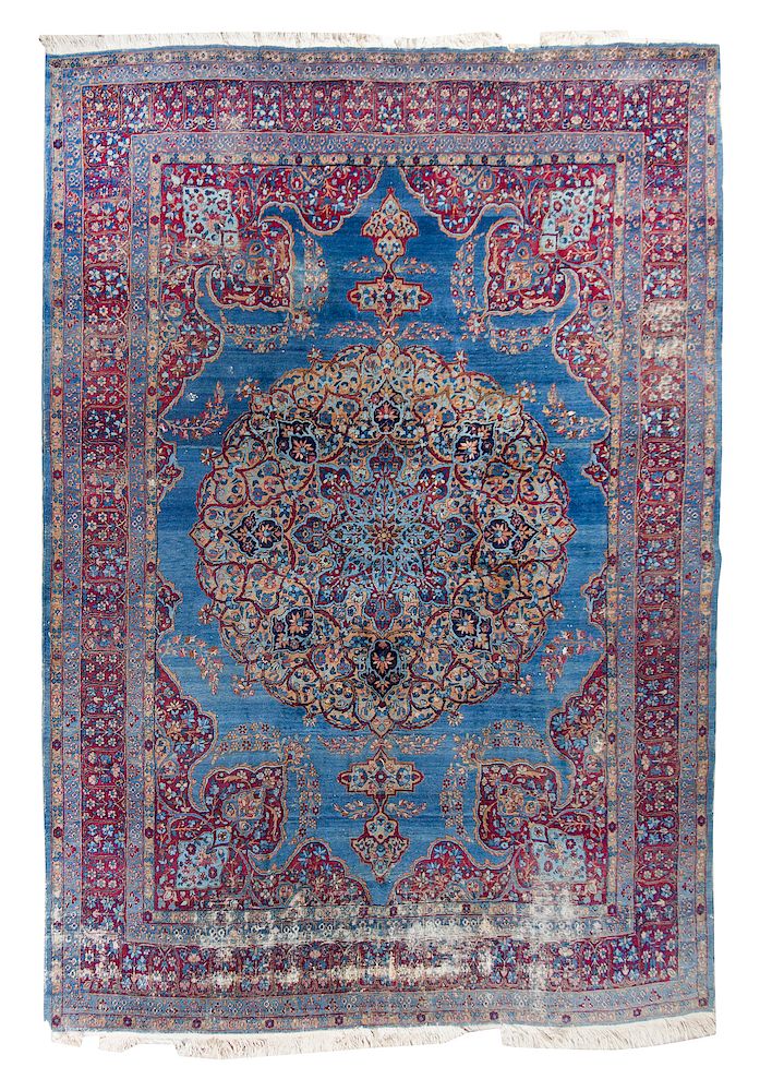 Appraisal: A Persian Wool Rug A Persian Wool Rug First Half