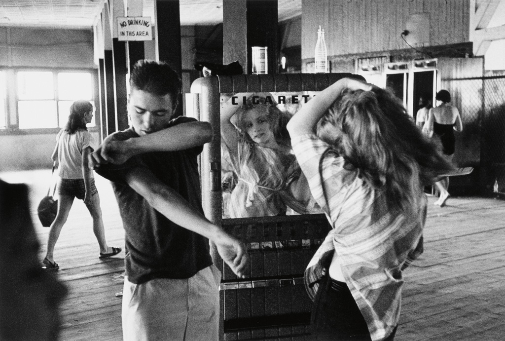 Appraisal: BRUCE DAVIDSON - Couple Coney Island from Brooklyn Gang Silver