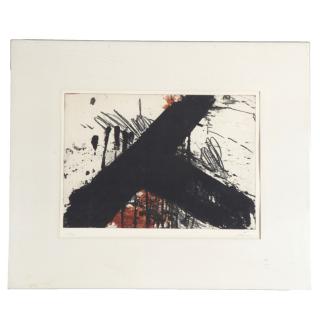 Appraisal: Antoni Tapies color etching Antoni Tapies color etching Antoni Tapies