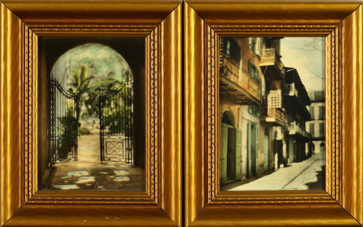 Appraisal: Eugene Delcroix American New Orleans - Pirate's Alley and The