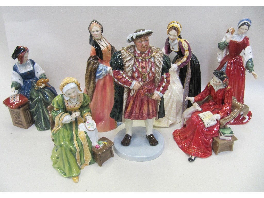 Appraisal: Royal Doulton King Henry VIII and his six wives Catherine