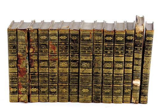 Appraisal: Books French text history of aristocracy published fourteen volumes Barante