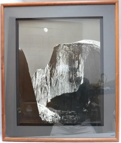 Appraisal: FRAMED PHOTOGRAPH BY ANSEL ADAMS - AMERICAN TITLED MOON AND