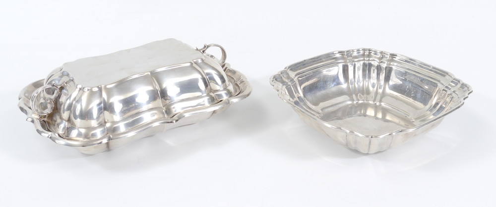 Appraisal: STERLING SILVER VEGETABLE BOWLS pieces total to include Reed Barton