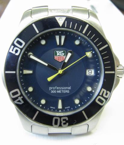 Appraisal: A Gentleman's Tag Heuer Aquaracer m wristwatch stainless steel case