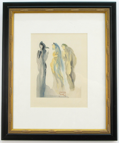 Appraisal: SALVADOR DALI Spanish - Color lithograph from his Le Paradise