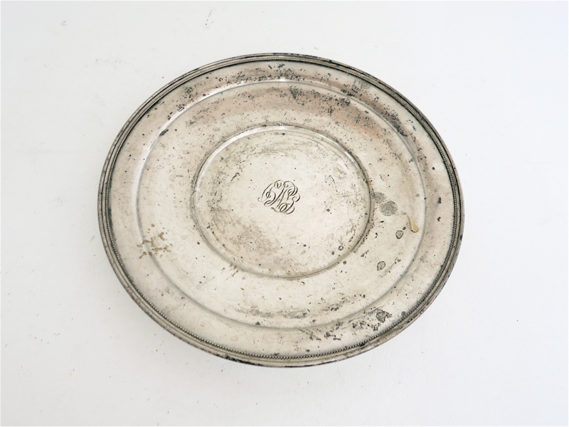 Appraisal: S KIRK SON STERLING SILVER ROUND TRAY A Diameter inches