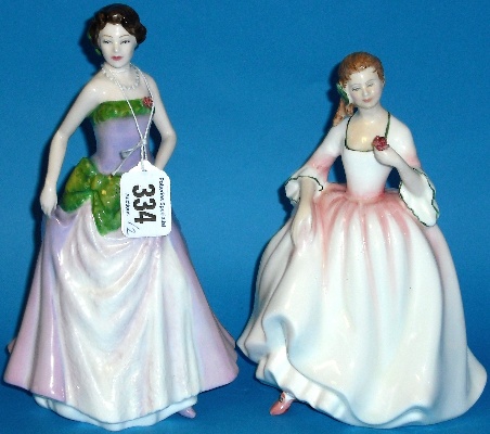 Appraisal: Royal Doulton Figures Jessica HN and Tender Moment HN