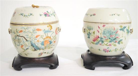 Appraisal: Pair of late th century Chinese export and C'hing Dynasty