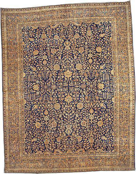 Appraisal: A Kerman carpet South Central Persia circa size approximately ft