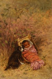 Appraisal: GRACE CARPENTER HUDSON - Rosa's Basket Baby in a Quilt