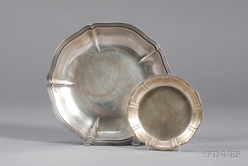 Appraisal: Two Stone Associates Sterling Bowls second quarter th century Herbert