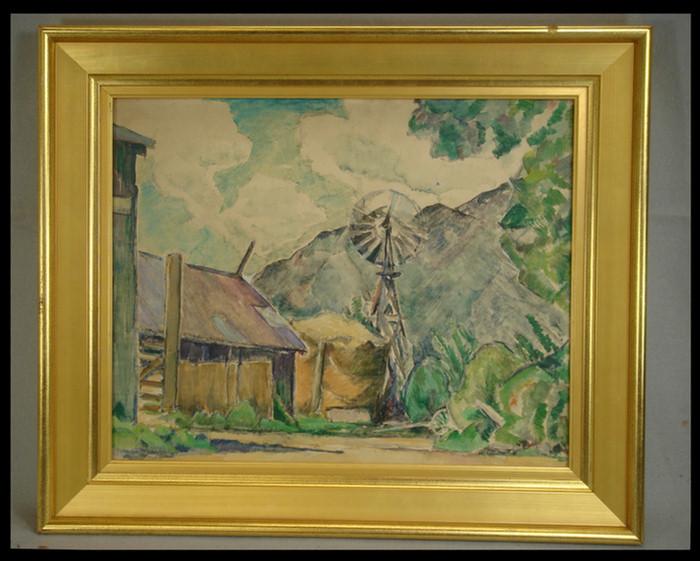 Appraisal: Edith Longstreth Wood American PAFA - The Windmill x oil