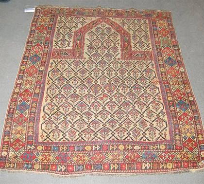 Appraisal: Daghestan prayer rug northeast caucasus circa late th century ft