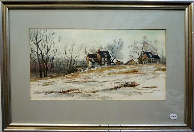 Appraisal: Original Watercolor Signed Metzler Original Watercolor Signed Metzler Description Signed