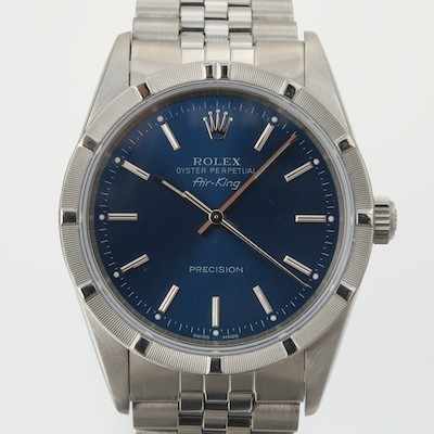 Appraisal: A Rolex Oyster Perpetual Air-King Precision Stainless Steel Watch Stainless