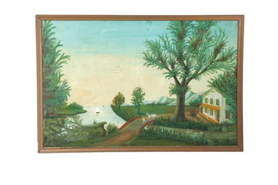 Appraisal: LANDSCAPE AMERICAN LATE TH-EARLY TH CENTURY Oil on canvas unsigned