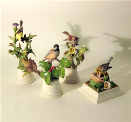 Appraisal: Group of Boehm porcelain figures of birdsnos and