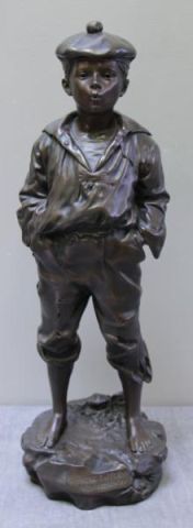 Appraisal: SZCZEBLEWSKI Vaclaw Bronze Mousse Siffleur Titled and signed 'V Szczeblewski'