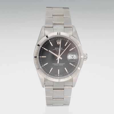 Appraisal: A Gentleman's Rolex Ref Oyster Perpetual Date Stainless Steel Watch