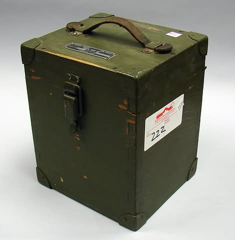 Appraisal: Single Corps US army field case